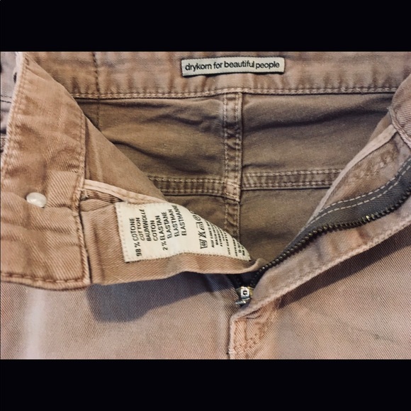 DRYKORN Tan Distressed Fade Cotton (32) - Picture 5 of 5